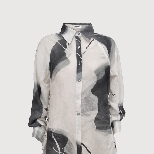Extra Long Button Down Shirt