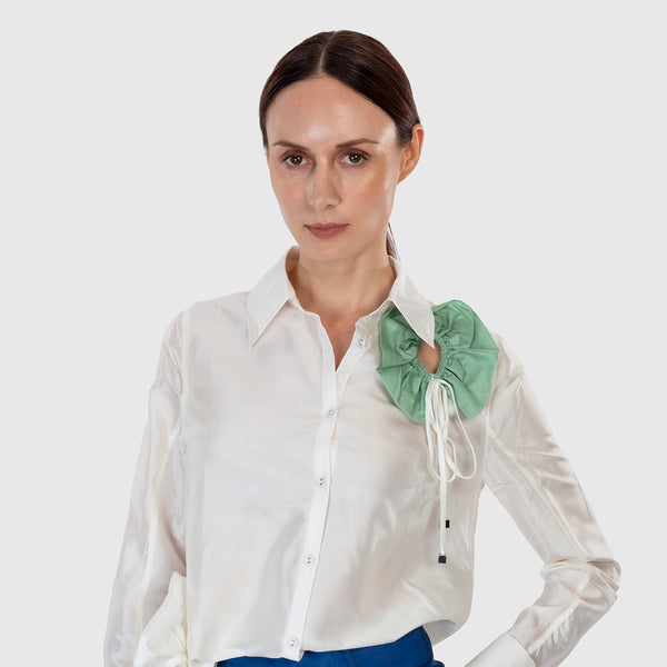 Floral Appliqué Shirt