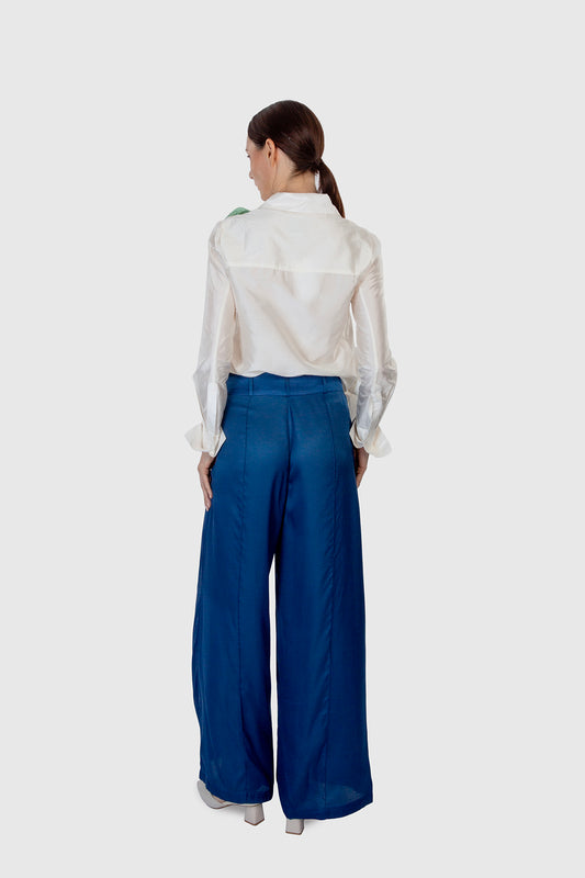 High-Waisted Suit Pants